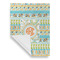 Teal Ribbons & Labels House Flags - Single Sided - FRONT FOLDED