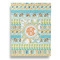 Teal Ribbons & Labels House Flags - Single Sided - FRONT
