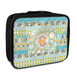 Teal Ribbons & Labels Insulated Lunch Bag (Personalized)