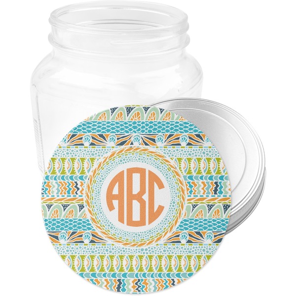 Teal Ribbons & Labels Jar Opener - Main