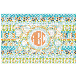 Teal Ribbons & Labels Jigsaw Puzzle - 1000-piece (Personalized)