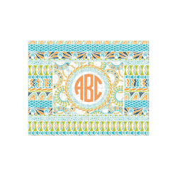 Teal Ribbons & Labels 252 pc Jigsaw Puzzle (Personalized)