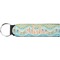 Teal Ribbons & Labels Key Wristlet (Personalized)