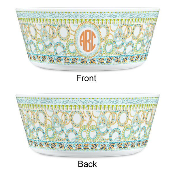 Teal Ribbons & Labels Kids Bowls - APPROVAL