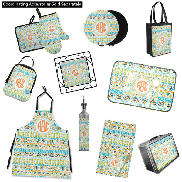 Teal Ribbons & Labels Kitchen Accessories & Decor
