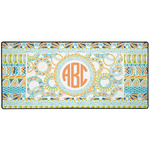 Teal Ribbons & Labels Gaming Mouse Pad (Personalized)