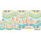 Teal Ribbons & Labels License Plate (Sizes)