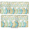 Teal Ribbons & Labels Light Switch Covers all sizes