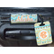 Teal Ribbons & Labels Luggage Wrap & Tag