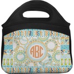 Teal Ribbons & Labels Lunch Tote (Personalized)