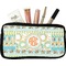 Teal Ribbons & Labels Makeup Case Small