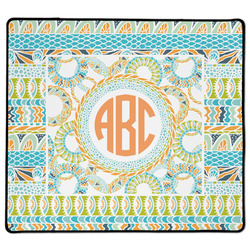 Teal Ribbons & Labels XL Gaming Mouse Pad - 18" x 16" (Personalized)