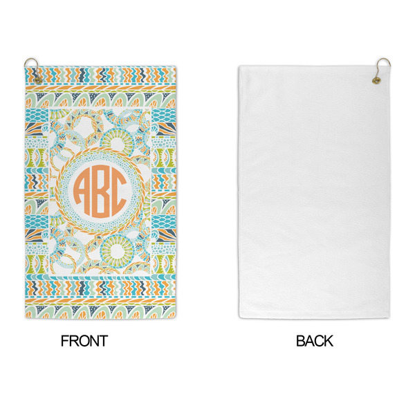 Teal Ribbons & Labels Microfiber Golf Towels - APPROVAL