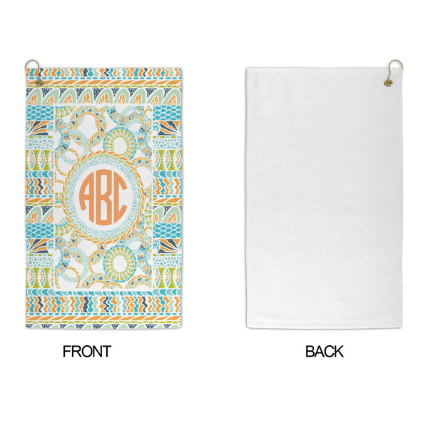Teal Ribbons & Labels Microfiber Golf Towels - APPROVAL