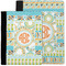 Teal Ribbons & Labels Notebook Padfolio - MAIN