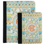 Teal Ribbons & Labels Padfolio Clipboard (Personalized)