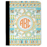 Teal Ribbons & Labels Padfolio Clipboard - Large (Personalized)