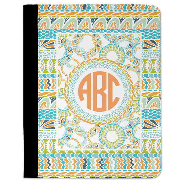 Custom Teal Ribbons & Labels Padfolio Clipboard - Large (Personalized)