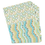 Teal Ribbons & Labels Binder Tab Divider Set (Personalized)