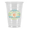 Teal Ribbons & Labels Party Cups - 16oz (Personalized)