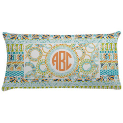 Teal Ribbons & Labels Pillow Case (Personalized)