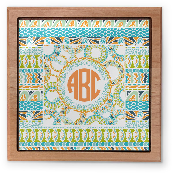 Teal Ribbons & Labels Pet Urn - Apvl