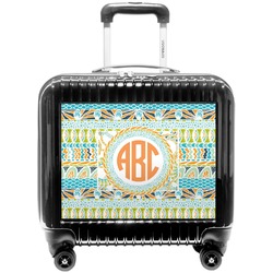 Teal Ribbons & Labels Pilot / Flight Suitcase (Personalized)