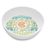 Teal Ribbons & Labels Melamine Bowl - 8 oz (Personalized)