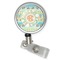 Teal Ribbons & Labels Retractable Badge Reel (Personalized)