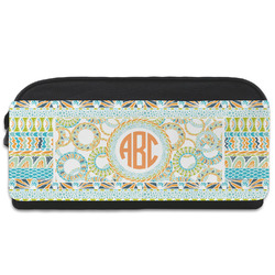 Teal Ribbons & Labels Shoe Bag (Personalized)