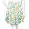 Teal Ribbons & Labels Skater Skirt - 2X Large