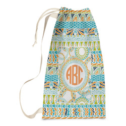 Teal Ribbons & Labels Laundry Bags - Small (Personalized)