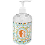 Teal Ribbons & Labels Acrylic Soap & Lotion Bottle (Personalized)