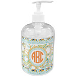 Teal Ribbons & Labels Acrylic Soap & Lotion Bottle (Personalized)