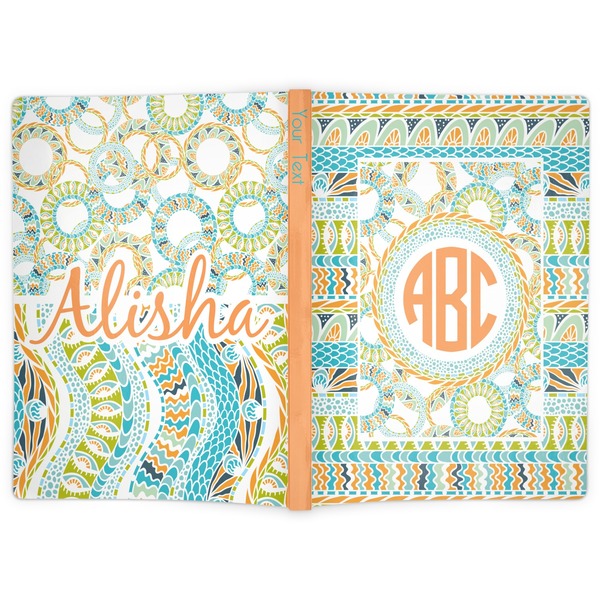 Teal Ribbons & Labels Soft Cover Journal - Apvl