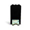 Teal Ribbons & Labels Stylized Phone Stand - Back