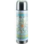 Teal Ribbons & Labels Stainless Steel Thermos (Personalized)