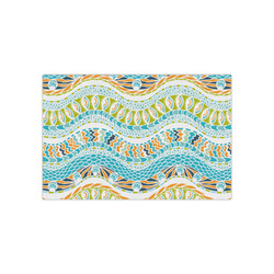 Teal Ribbons & Labels Small Tissue Papers Sheets - Heavyweight