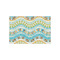 Teal Ribbons & Labels Tissue Paper - Heavyweight - Small - Front