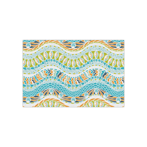 Custom Teal Ribbons & Labels Tissue Paper Sheets - Small - Lightweight