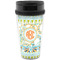 Teal Ribbons & Labels Acrylic Travel Mug without Handle (Personalized)