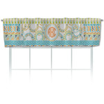 Teal Ribbons & Labels Valance (Personalized)