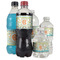 Teal Ribbons & Labels Water Bottle Label - Multiple Bottle Sizes