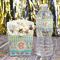 Teal Ribbons & Labels Water Bottle Label - w/ Favor Box
