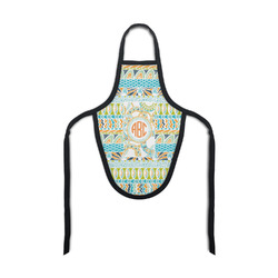 Teal Ribbons & Labels Bottle Apron (Personalized)