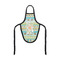 Teal Ribbons & Labels Wine Bottle Apron - FRONT/APPROVAL
