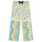 Teal Ribbons & Labels Womens Pajama Pants - S