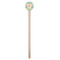 Teal Ribbons & Labels Wooden 7.5" Stir Stick - Round - Single Stick
