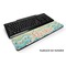 Teal Ribbons & Labels Wrist Rest - Main