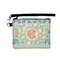 Teal Ribbons & Labels Wristlet ID Case w/ Monogram